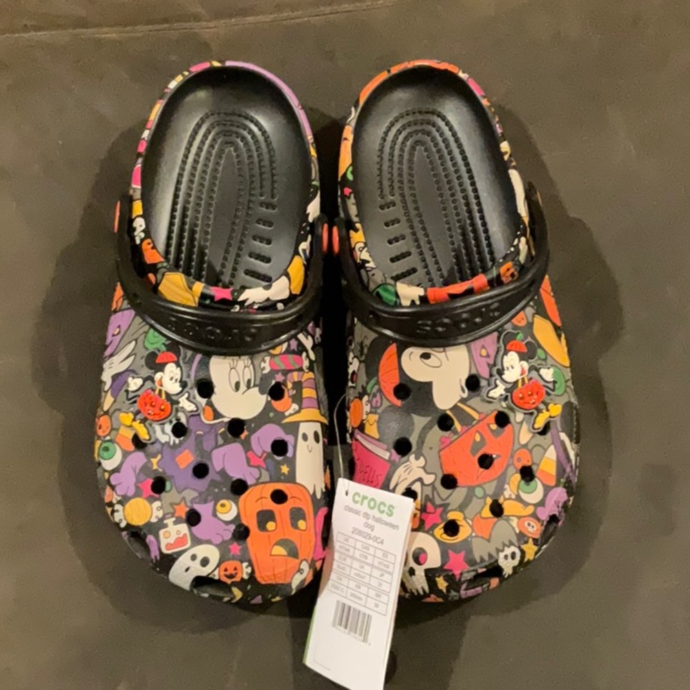 CROCS Disney Parks Adult Mickey and Minnie Halloween M7/W9
